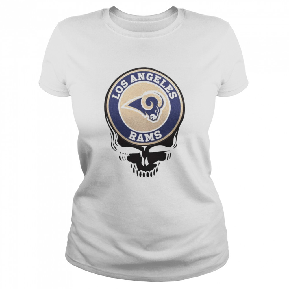 Los angeles rams football skull Classic Women's T-shirt