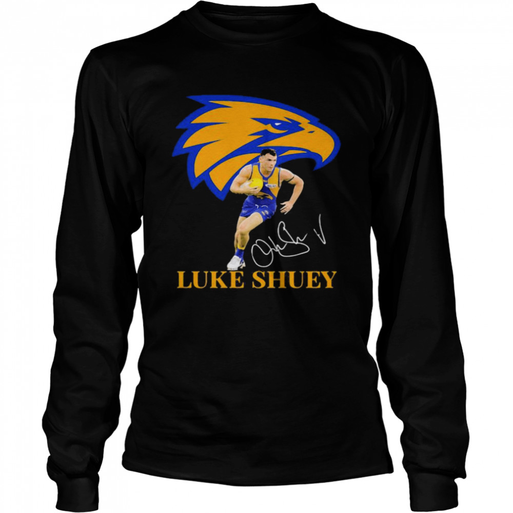 Luke Shuey Player Of Team Philadelphia Eagles Football Signature Long Sleeved T-shirt