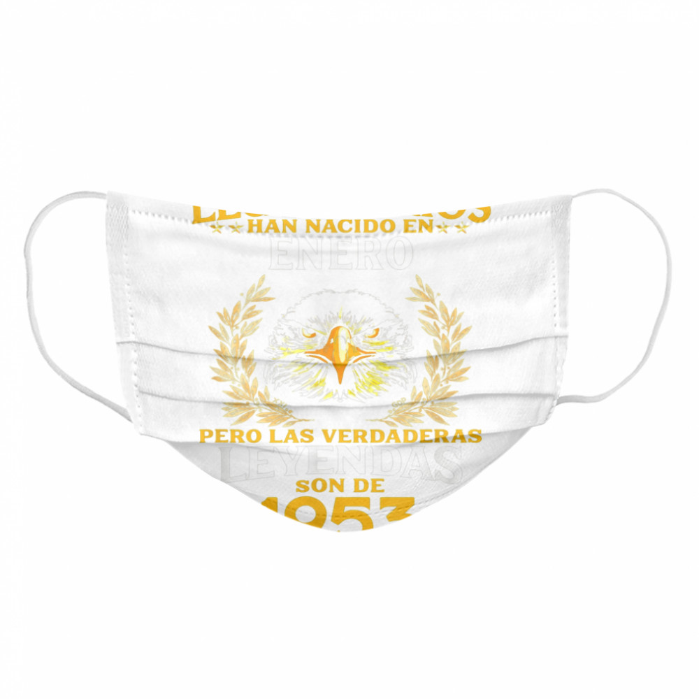 Mens 68th Birthday for Him Cumpleaños 68 Enero Cloth Face Mask