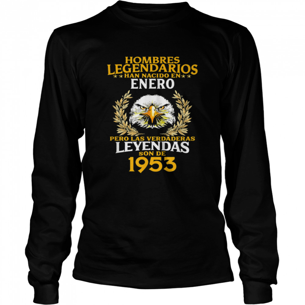 Mens 68th Birthday for Him Cumpleaños 68 Enero Long Sleeved T-shirt