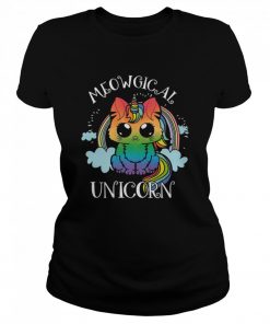 Meowgical Unicorn Funny  Classic Women's T-shirt