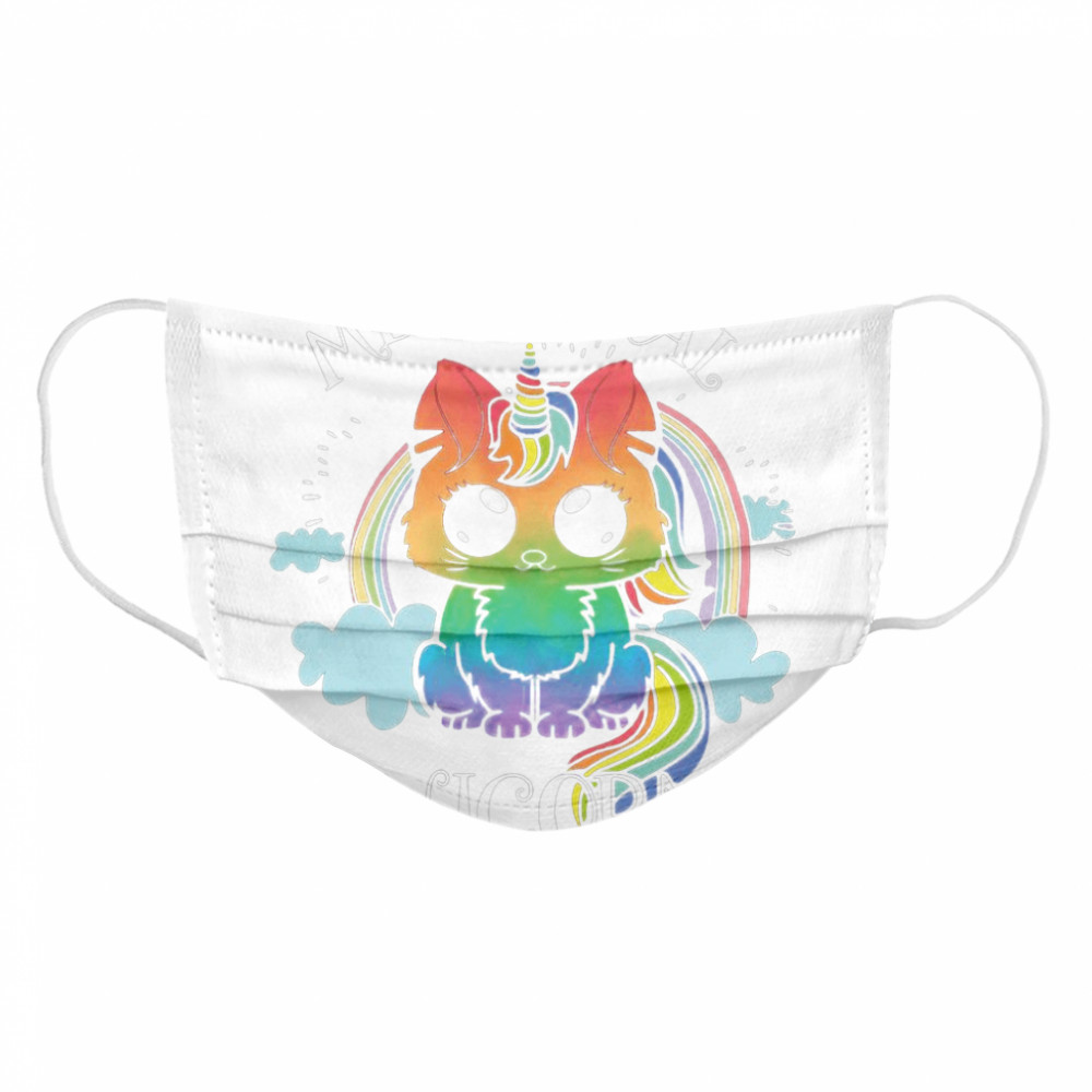 Meowgical Unicorn Funny  Cloth Face Mask