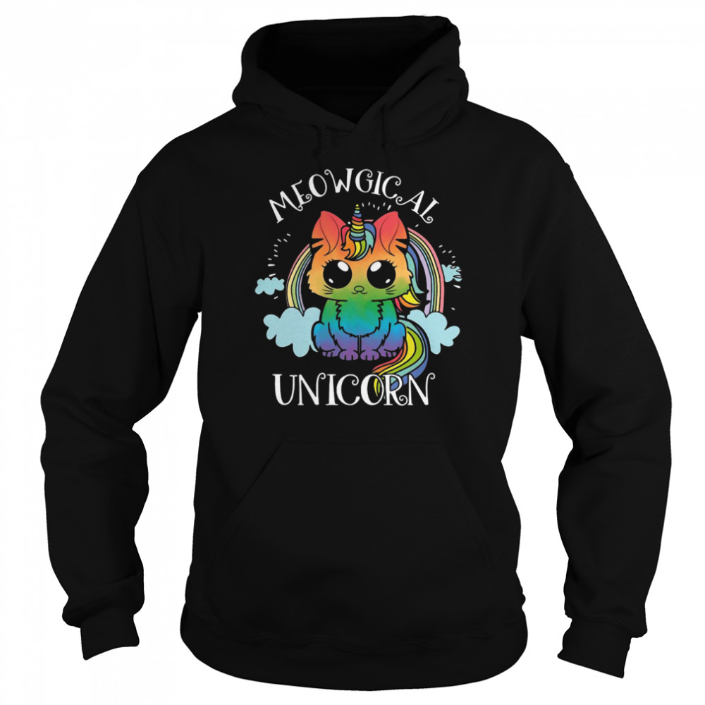 Meowgical Unicorn Funny  Unisex Hoodie
