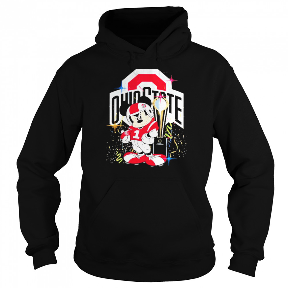 Mickey mouse CFP National Championship Ohio State 24 52 Alabama Unisex Hoodie