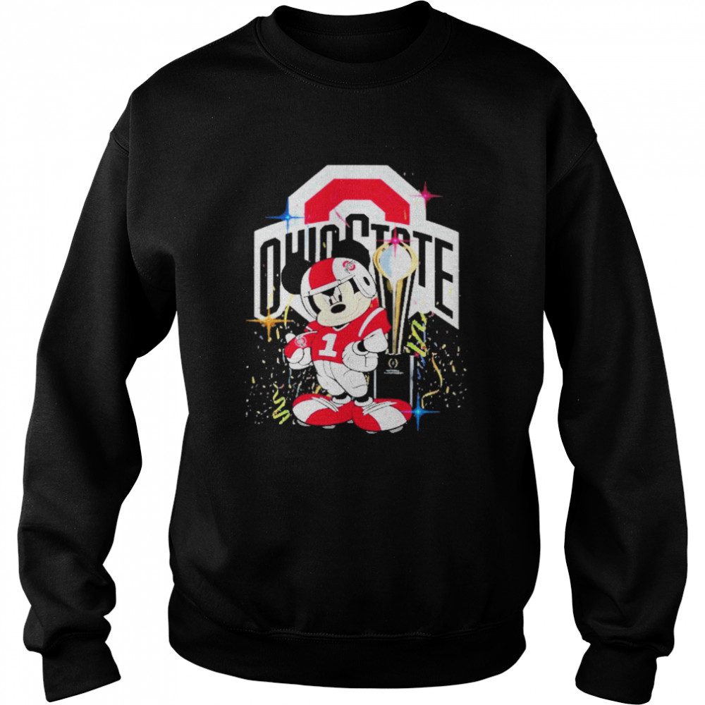 Mickey mouse CFP National Championship Ohio State 24 52 Alabama Unisex Sweatshirt