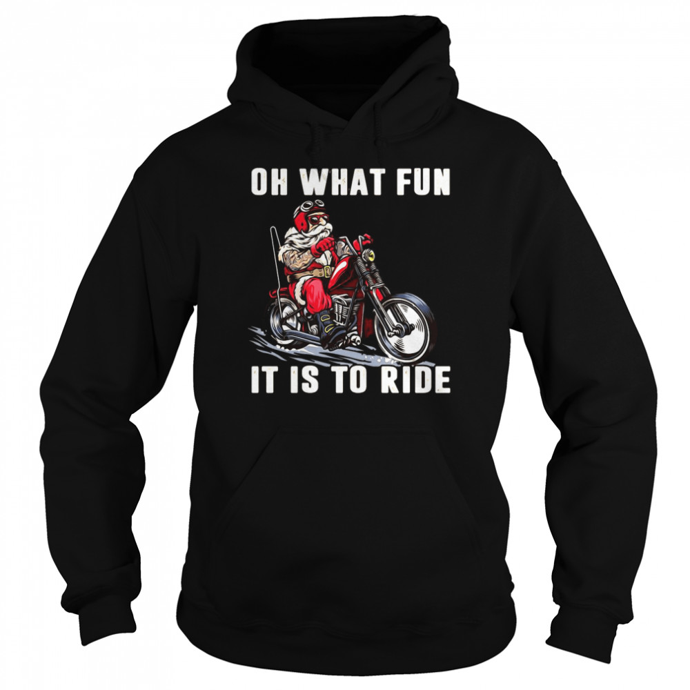 Motorcycle Oh What Fun It Is To Ride Unisex Hoodie