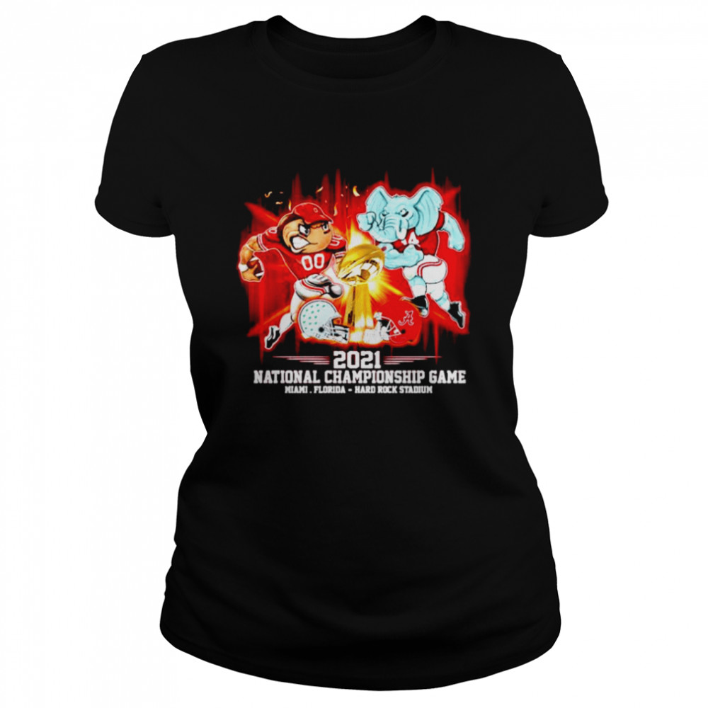 National Championship 2021 Alabama Crimson Tide 52 24Ohio State Buckeyes Classic Women's T-shirt