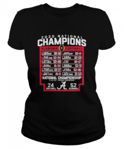 National champions alabama crimson tide 1 11 21 miami gardens  Classic Women's T-shirt