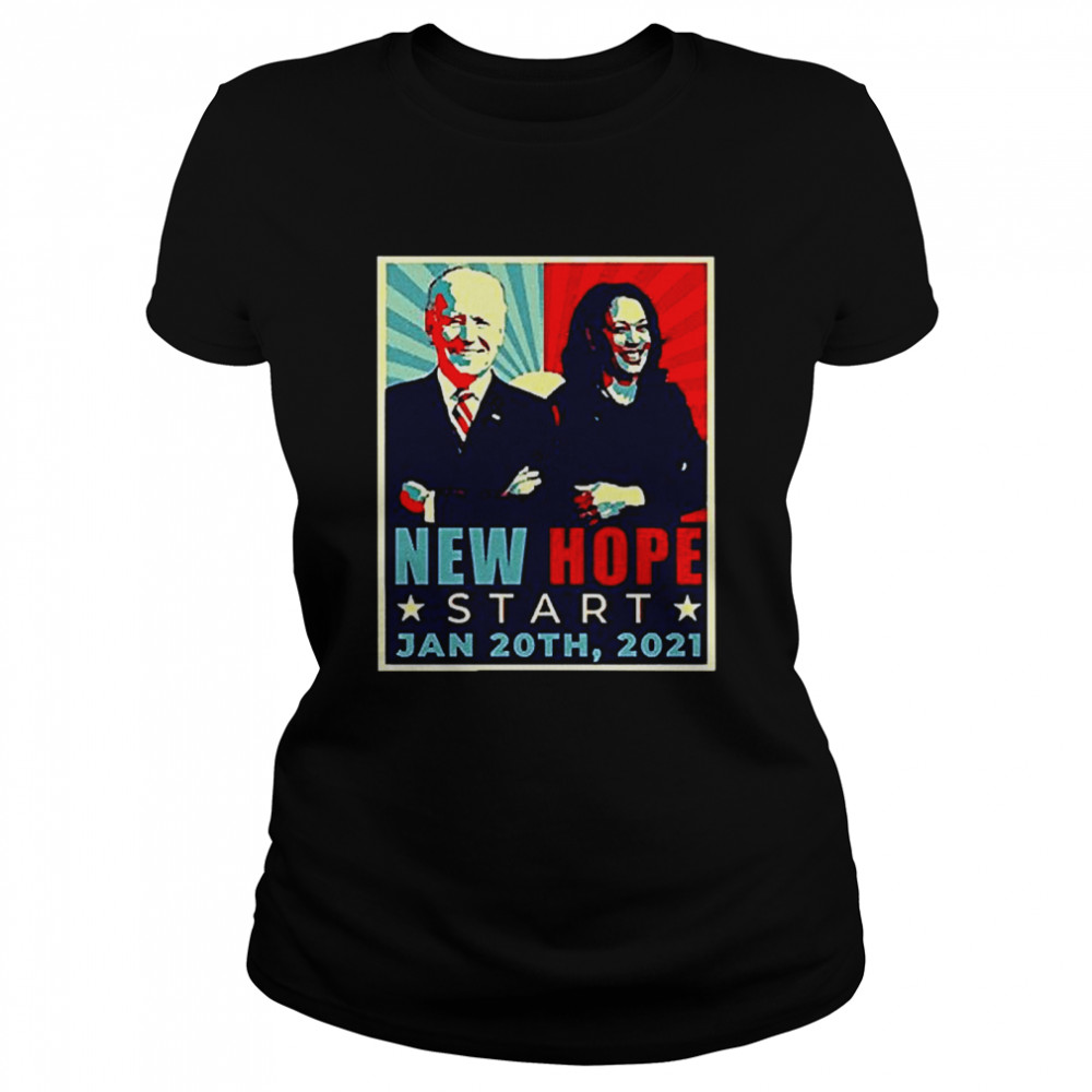 New Hope Joe Biden Kamala Harris january 20-2021 Classic Women's T-shirt