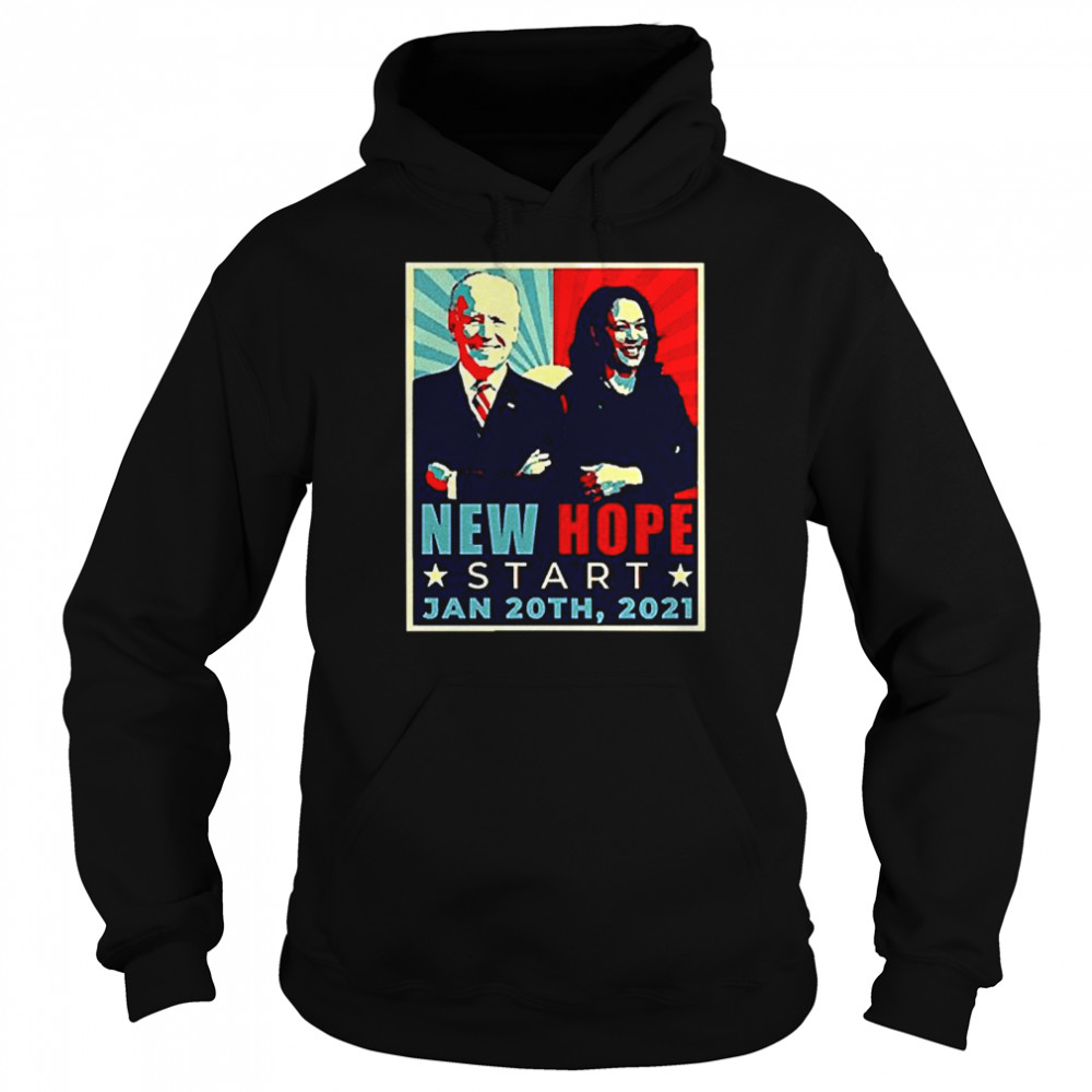 New Hope Joe Biden Kamala Harris january 20-2021 Unisex Hoodie