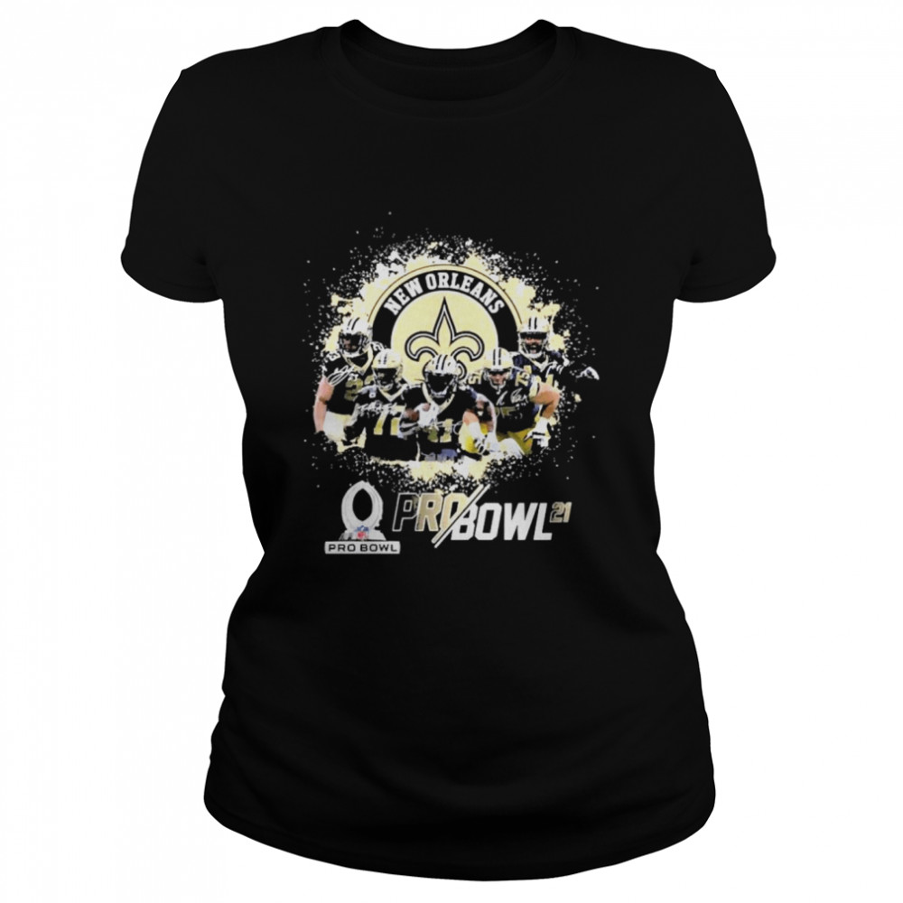 New Orleans Saints Football team signatures Classic Women's T-shirt