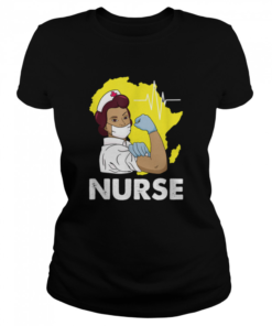 Nurse African American Nursing Practitioner Melanin Apparel  Classic Women's T-shirt