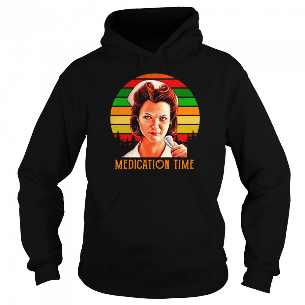 Nurse Ratched Medication time vintage  Unisex Hoodie