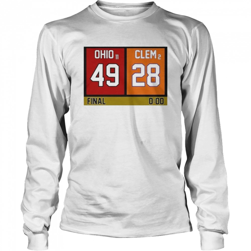 Ohio 49 Clem 28 Long Sleeved T-shirt