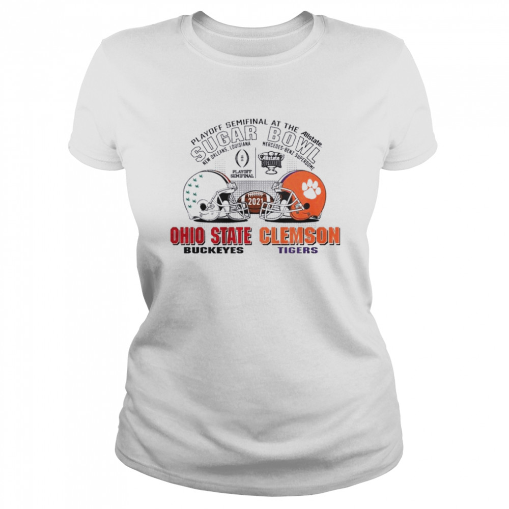 Ohio State Buckeyes Clemson Tigers Sugar Bowl Playoff Semifinals 2021 Classic Women's T-shirt