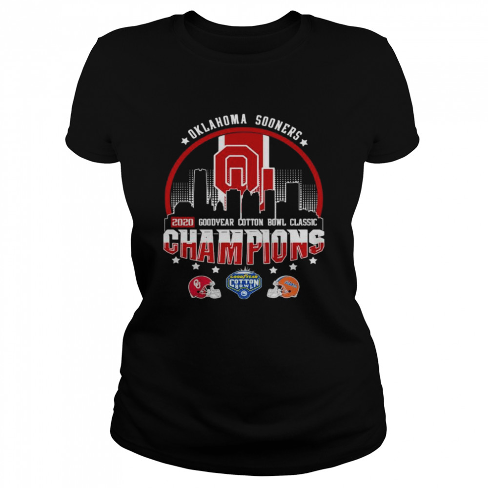 Oklahoma Sooners 2020 Goodyear Cotton Bowl Classic Champions Classic Women's T-shirt