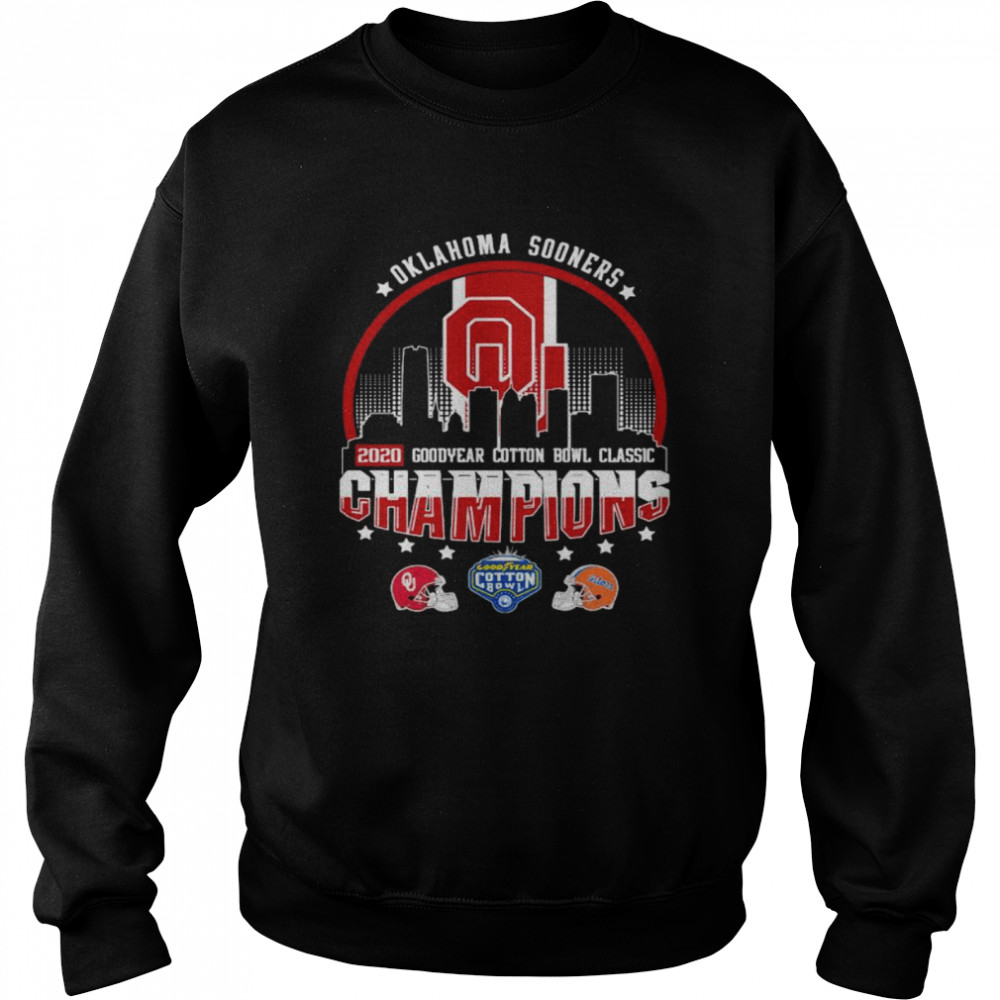 Oklahoma Sooners 2020 Goodyear Cotton Bowl Classic Champions Unisex Sweatshirt