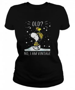 Old No I Am Vintage Snoopy And Woodstock  Classic Women's T-shirt