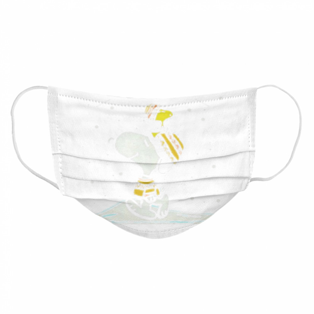 Old No I am Vintage Snoopy and WoodStock Cloth Face Mask
