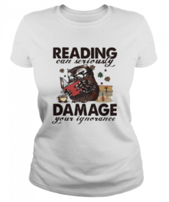 Owl Reading Can Seriously Damage Your Ignorance  Classic Women's T-shirt