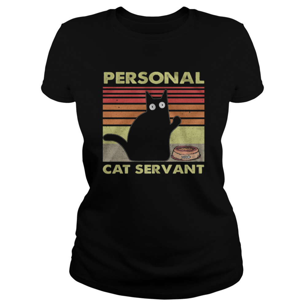 Personal Cat servant vintage Classic Women's T-shirt