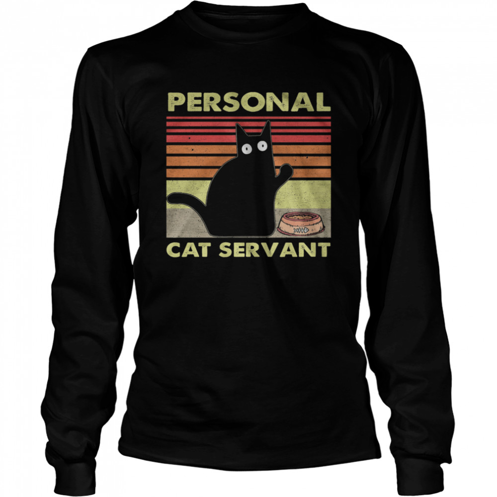 Personal Cat servant vintage Long Sleeved T-shirt