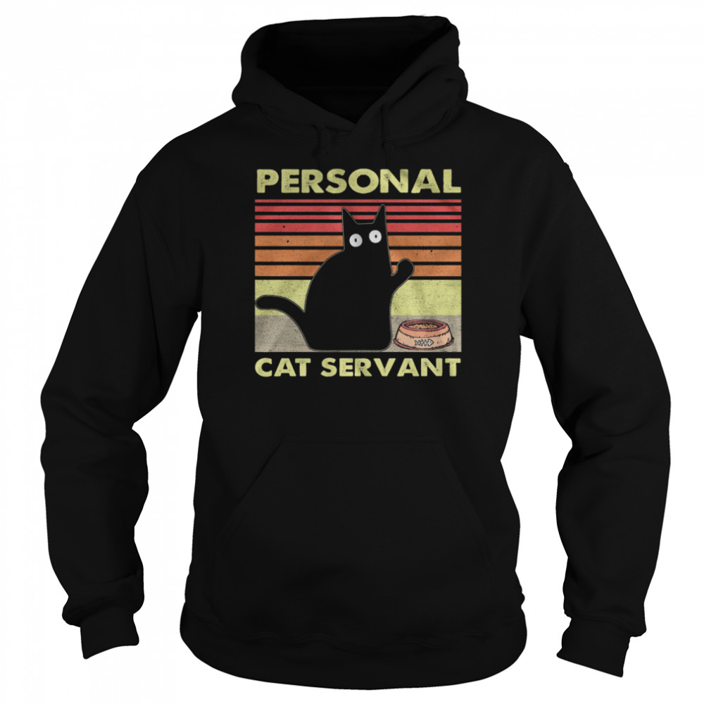 Personal Cat servant vintage Unisex Hoodie