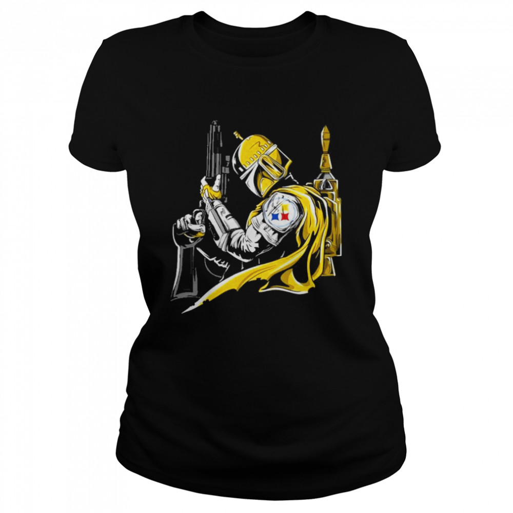 Pittsburgh steelers boba fett star wars Classic Women's T-shirt