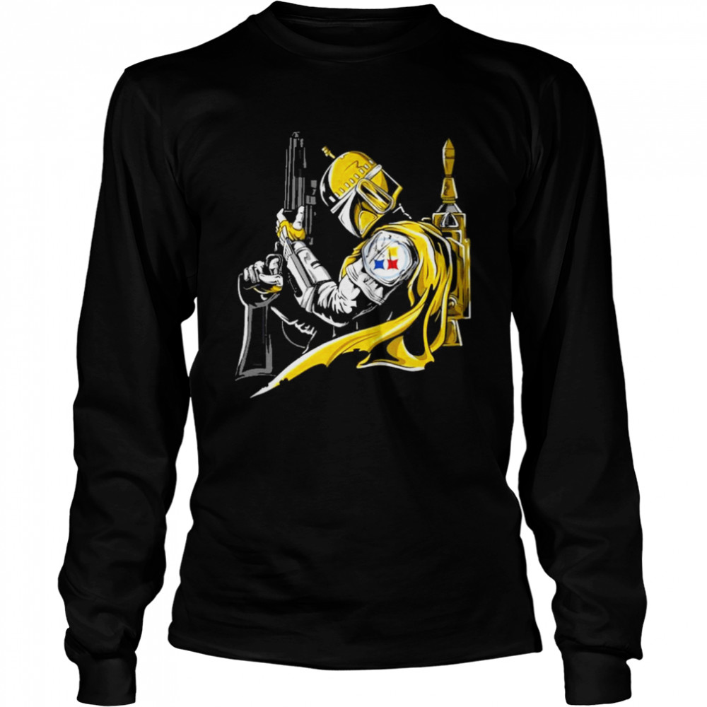 Pittsburgh steelers boba fett star wars Long Sleeved T-shirt