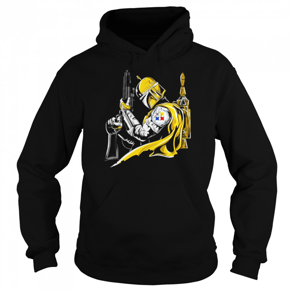Pittsburgh steelers boba fett star wars Unisex Hoodie