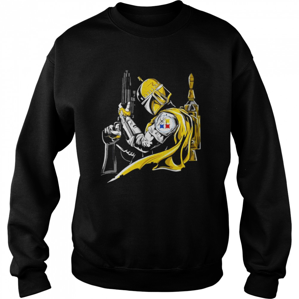 Pittsburgh steelers boba fett star wars Unisex Sweatshirt