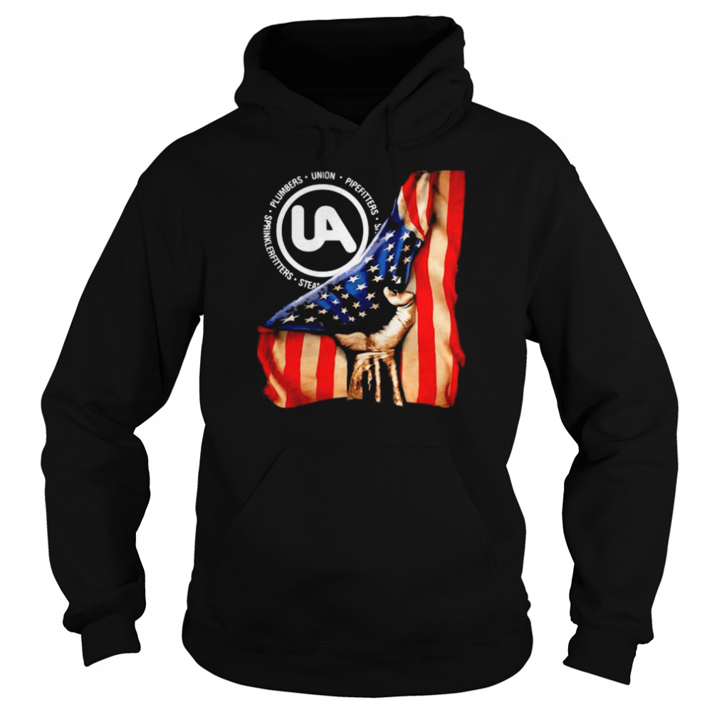Plumbers Union Pipefitters American Flag Unisex Hoodie