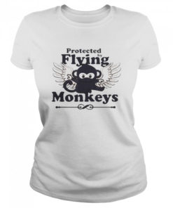 Protected By Flying Monkeys Ninja  Classic Women's T-shirt