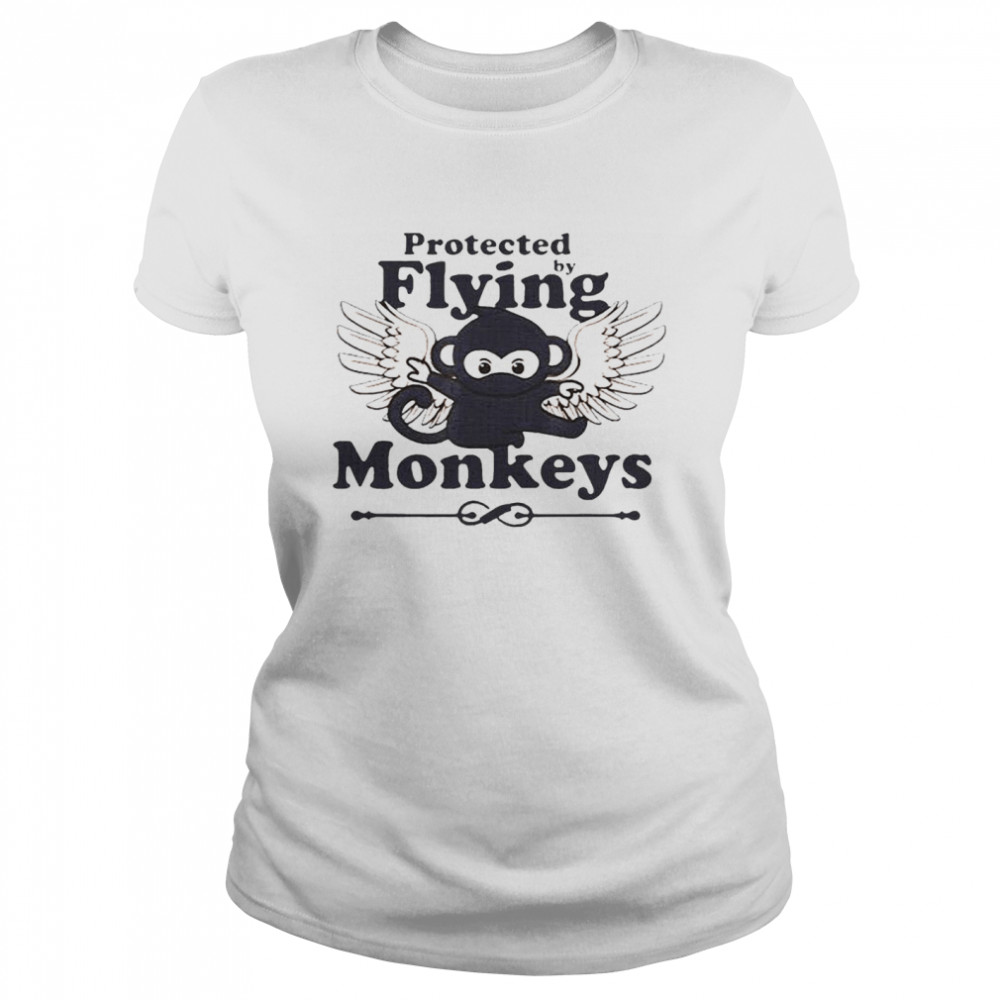 Protected By Flying Monkeys Ninja Classic Women's T-shirt