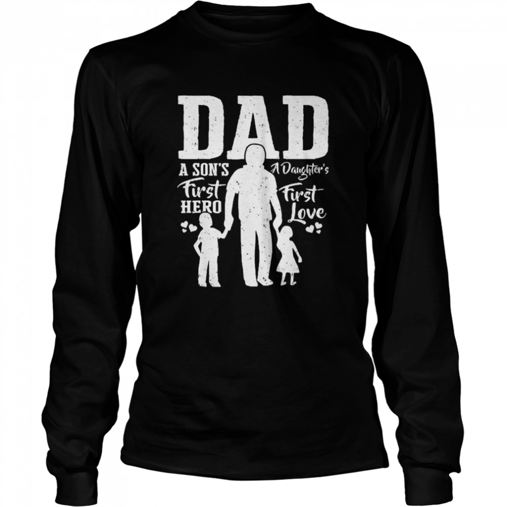 Proud Dad Of Twins Shirts Best Fathers Day Long Sleeved T-shirt