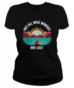 Rowing Not All Who Wander Are Lost  Classic Women's T-shirt