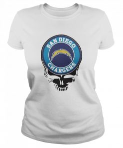 San diego chargers football skull  Classic Women's T-shirt