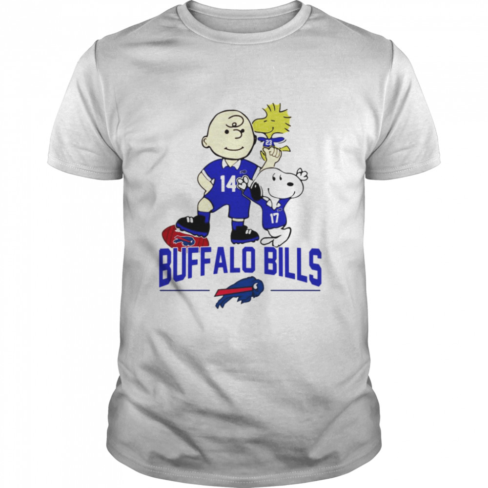 Snoopy and Charlie Brown Buffalo Bills shirt