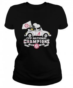 Snoopy and woodstock alabama crimson tide cfp national champions 2021  Classic Women's T-shirt