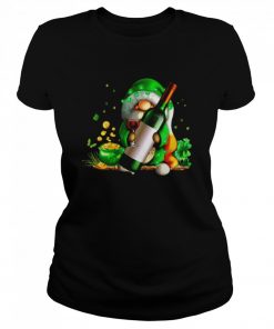 St Patrick Gnome Hug Wine  Classic Women's T-shirt