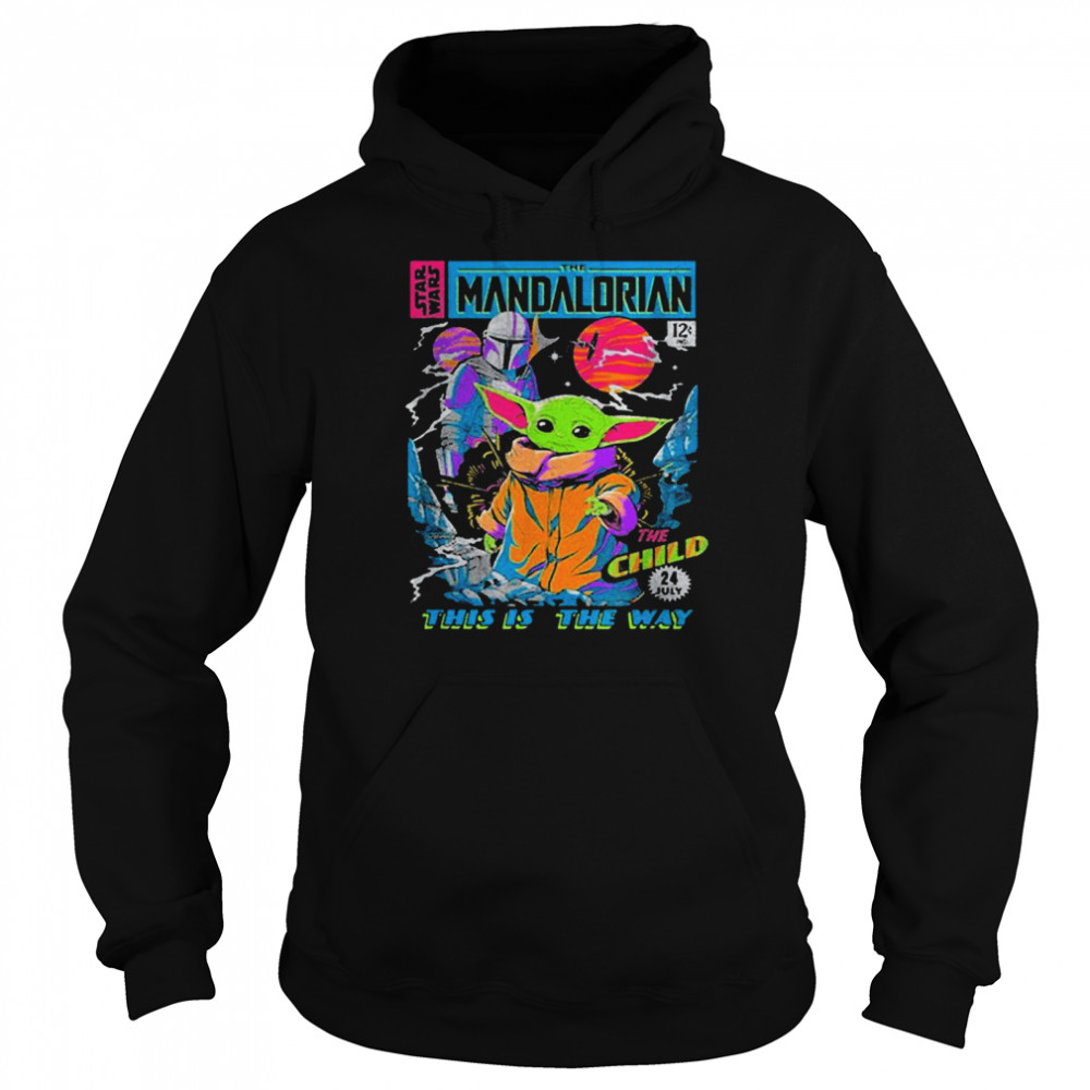 Star Wars The Mandalorian The Child Comic Book Unisex Hoodie