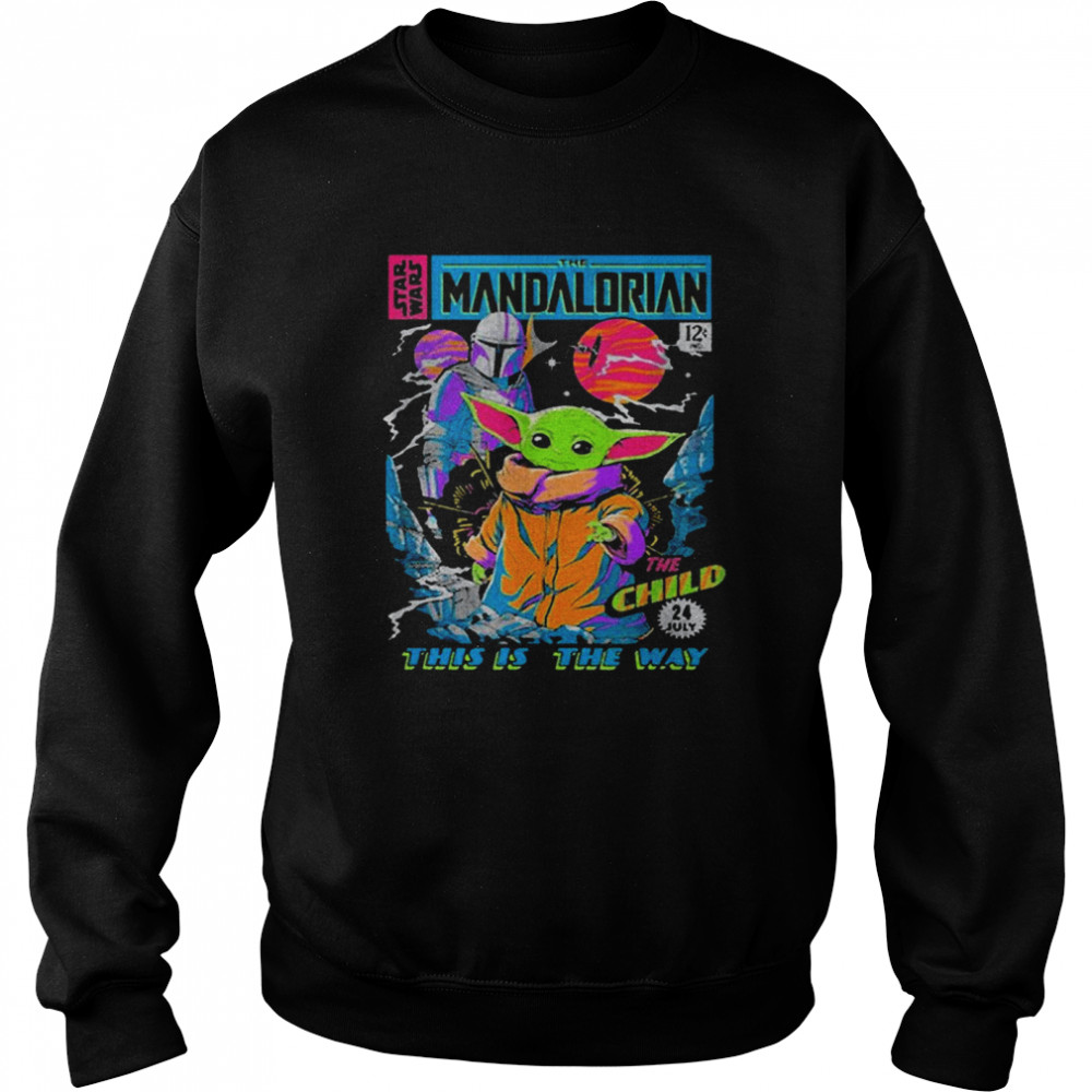 Star Wars The Mandalorian The Child Comic Book Unisex Sweatshirt