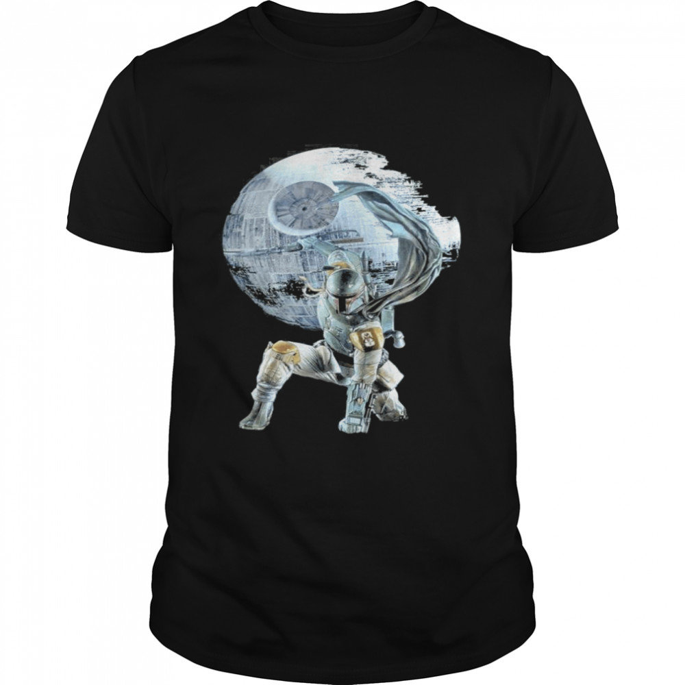 Star wars death star the mandalorian shirt