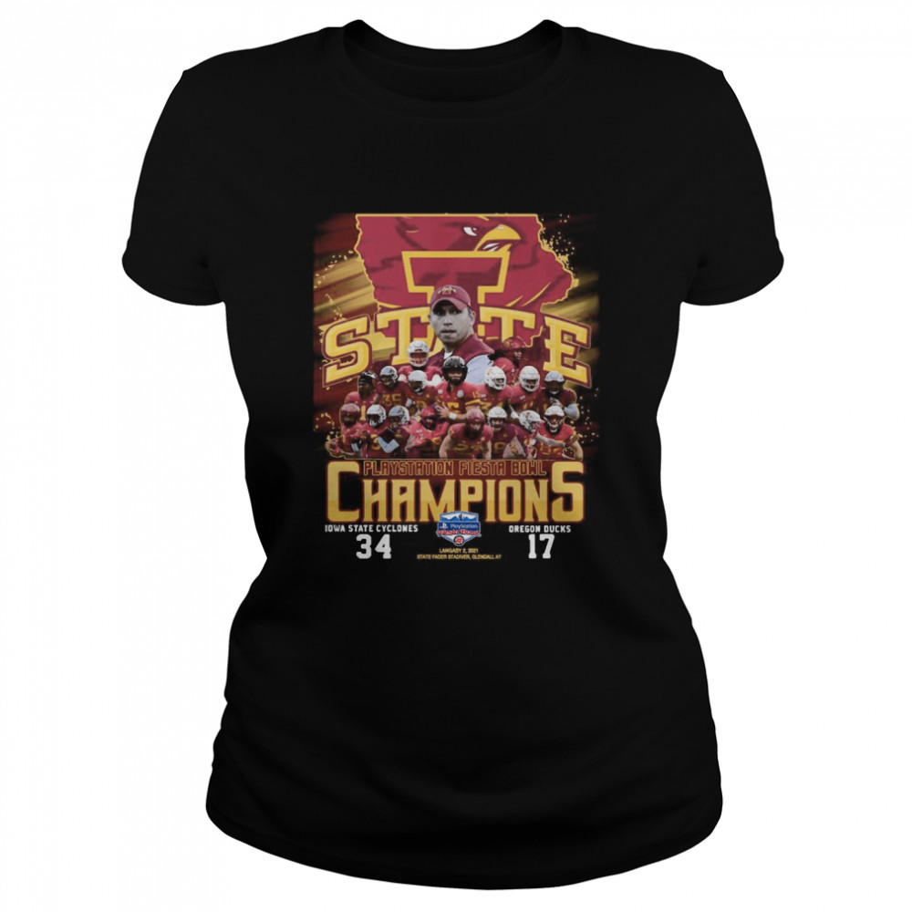 State Playstation Fiesta Bowl Champions Classic Women's T-shirt