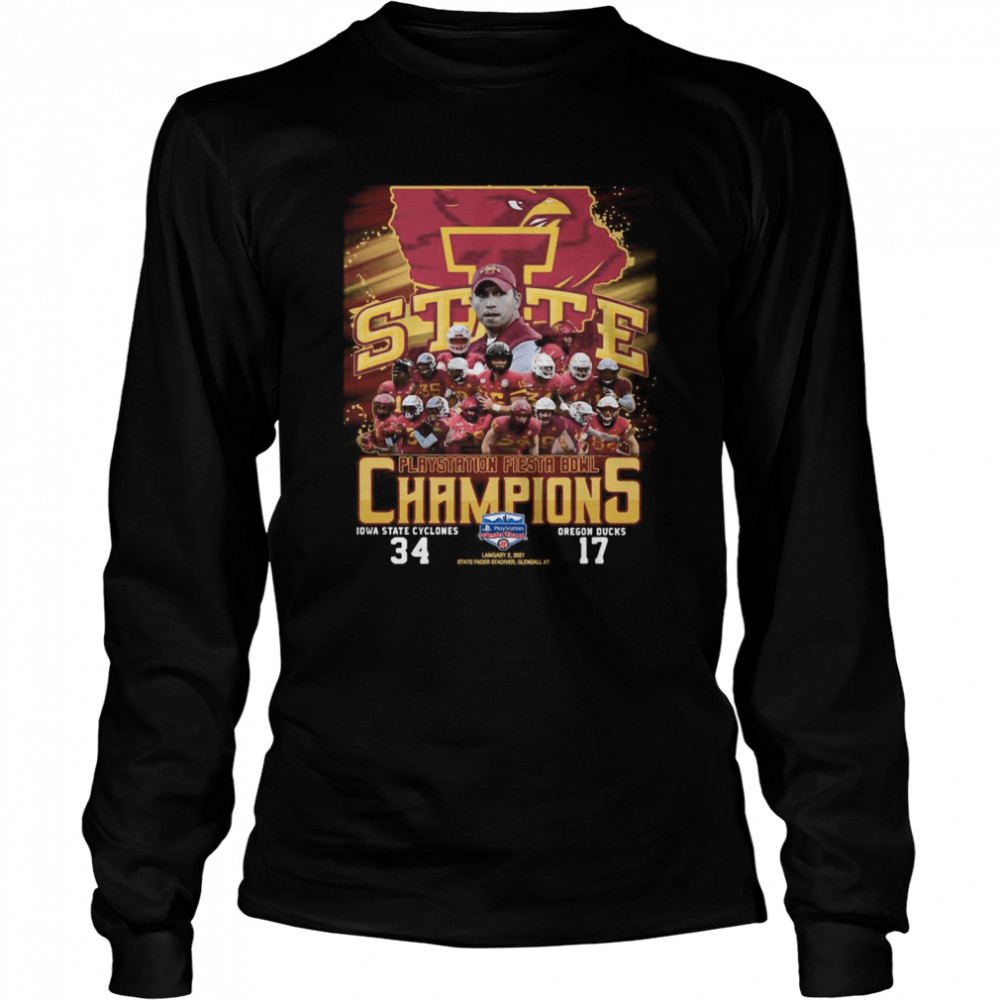 State Playstation Fiesta Bowl Champions Long Sleeved T-shirt