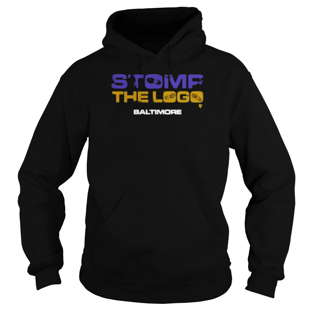 Stomp the logo breakingt baltimore Football Unisex Hoodie