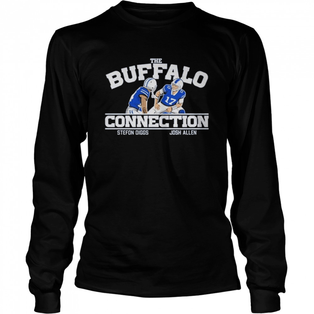 The Buffalo Connection Stefon Diggs and Josh Allen Long Sleeved T-shirt