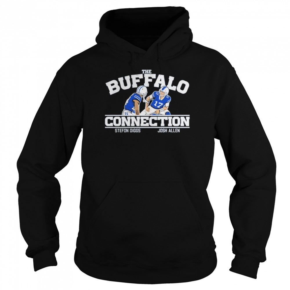The Buffalo Connection Stefon Diggs and Josh Allen Unisex Hoodie