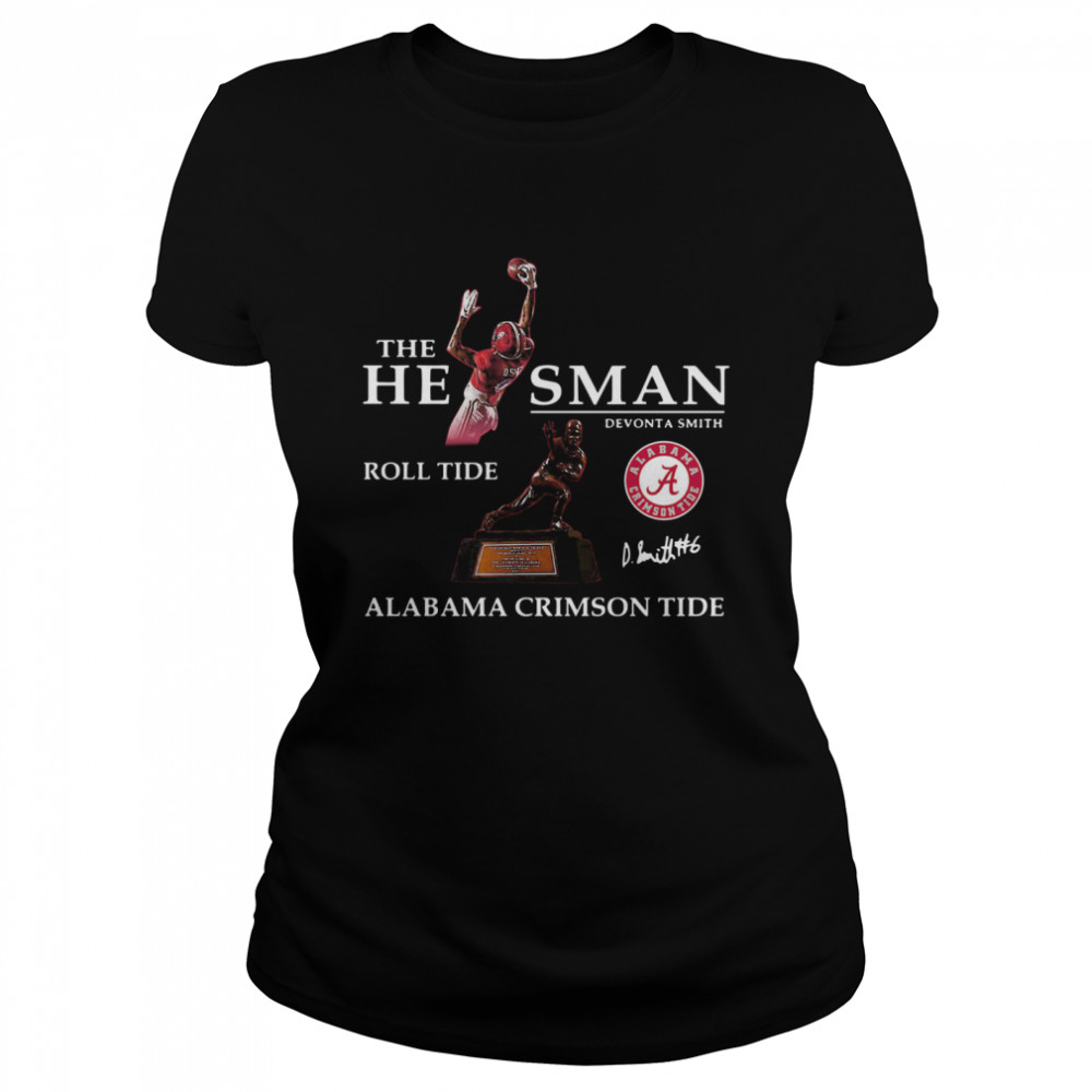 The He Man Devonta Smith Roll Tide Alabama Crimson Tide Signature Classic Women's T-shirt