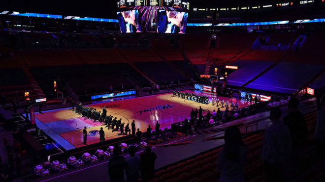 The NBA joins in protests against attack on the United States Capitol